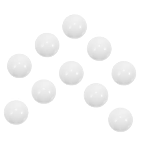 SOPOTUTU 10 Stück Teiliges Weiße Acryl Roulette radperlen Langlebige Vielseitige Ersatzkugeln für Partyspiele Bar Heimunterhaltung Passend für Roulette laufräder von SOPOTUTU