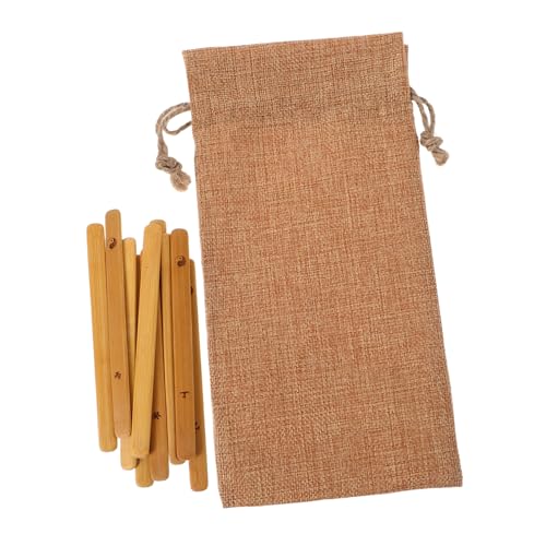 SOPOTUTU 10 Stück Yijing Bamboo Stick Wahrsagestäbe Wahrsagespielzeug Vermögen klebt Chinesische Glücksstäbchen Bambus von SOPOTUTU