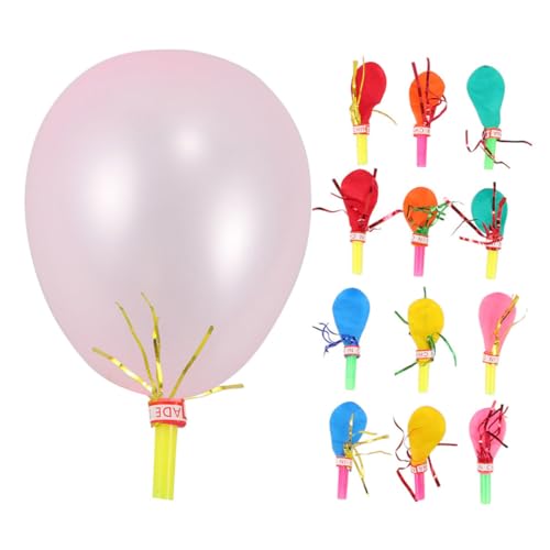 SOPOTUTU 100 Stück Ballonpfeifenspielzeug Party Für Dekorationen Geburtstags Enthüllung Karneval Blashorn Lärmmacher Blashörner Hochzeitsballons Clownhorn Punschpfeifenspielzeug von SOPOTUTU