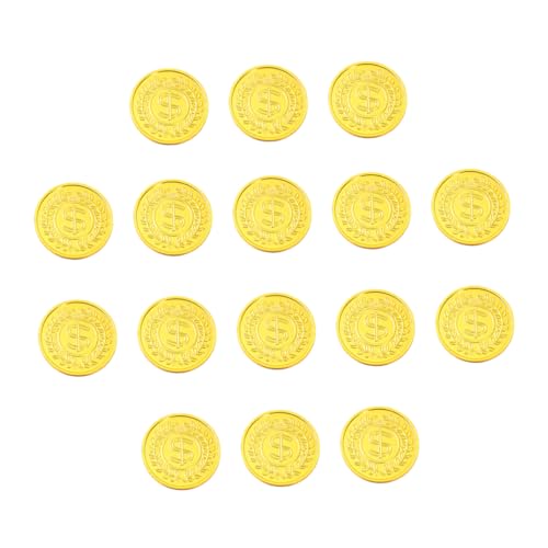 SOPOTUTU 100 Stück Goldmünzen aus Kunststoff Piratenmünzen für Schatzsuche Party Goodie Bag Füller Dekoration und Schulrequisiten für Geburtstagsfeiern Halloween und Mehr SOPOTUTU 100 Stück Goldmünzen aus Kunststoff Piratenmünzen für Schatzsuche Party Goodie Bag Füller Dekoration und Schulrequisiten für Geburtstagsfeiern Halloween und Mehr von SOPOTUTU