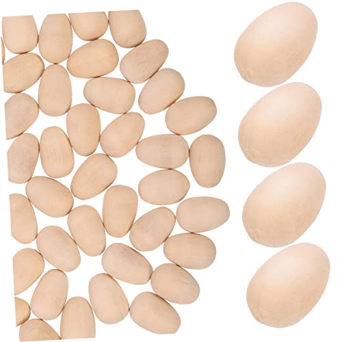 SOPOTUTU 100 Stück Holz Ostereier zum Basteln Realistische DIY Deko Eier für Ostern Fake Eier für Osterfeiern Dekoration für Kreative Projekte SOPOTUTU 100 Stück Holz Ostereier zum Basteln Realistische DIY Deko Eier für Ostern Fake Eier für Osterfeiern Dekoration für Kreative Projekte von SOPOTUTU