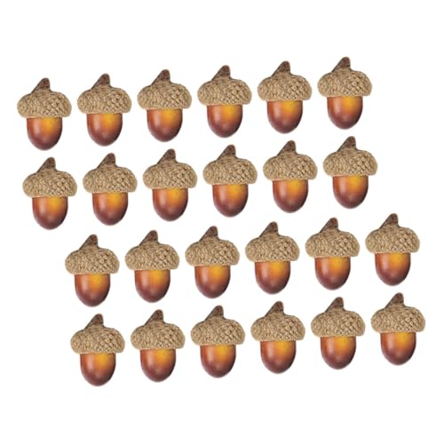 SOPOTUTU 100 Stück Künstliche Eicheln für Bastelprojekte Lebensechte Deko für Weihnachten Thanksgiving und Herbstdekoration Vielseitige Eichelornamente für Decor SOPOTUTU 100 Stück Künstliche Eicheln für Bastelprojekte Lebensechte Deko für Weihnachten Thanksgiving und Herbstdekoration Vielseitige Eichelornamente für Decor von SOPOTUTU