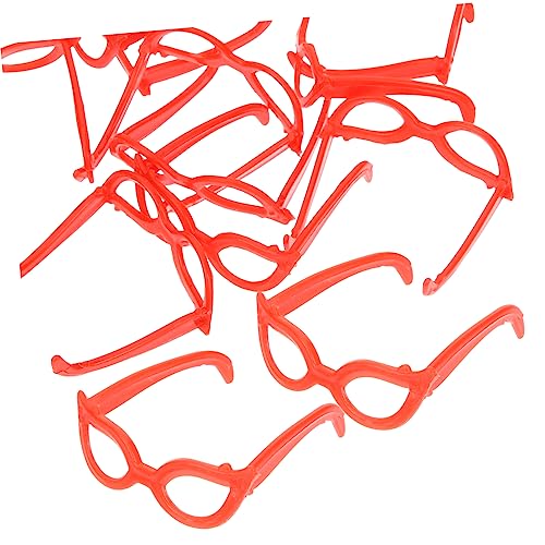 SOPOTUTU 100 Stück Mini Puppenbrillen Schwarz Rote Modeaccessoires für Puppen für Puppenkostüme und DIY Bastelprojekte Hochwertige Sichere und Kreative Spielzeugzubehör SOPOTUTU 100 Stück Mini Puppenbrillen Schwarz Rote Modeaccessoires für Puppen für Puppenkostüme und DIY Bastelprojekte Hochwertige Sichere und Kreative Spielzeugzubehör von SOPOTUTU