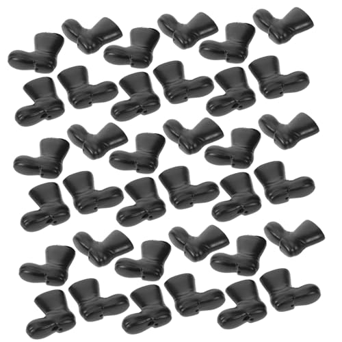 SOPOTUTU 100 Stück Mini-Weihnachtsstiefel Handwerk Artikel winziger Stiefel Figur Weihnachten selbst basteln Plastikregenschuhe für Puppen GNOME Schuhe Mini-Schuhmodell Schwarz SOPOTUTU 100 Stück Mini-Weihnachtsstiefel Handwerk Artikel winziger Stiefel Figur Weihnachten selbst basteln Plastikregenschuhe für Puppen GNOME Schuhe Mini-Schuhmodell Schwarz von SOPOTUTU