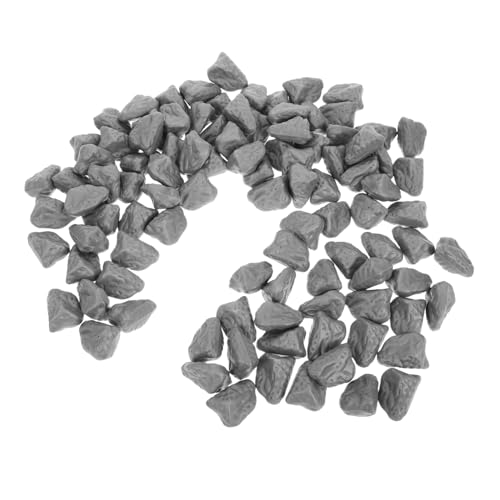 SOPOTUTU 100 Stück Simuliertes Steinmodell Deko Landschaftsfelsen Drachenfels Gartenfelsen Miniatur-basisgelände Fake-Rock-Cover Kunststeine für Den Landschaftsbau Grey Plastik SOPOTUTU 100 Stück Simuliertes Steinmodell Deko Landschaftsfelsen Drachenfels Gartenfelsen Miniatur-basisgelände Fake-Rock-Cover Kunststeine für Den Landschaftsbau Grey Plastik von SOPOTUTU