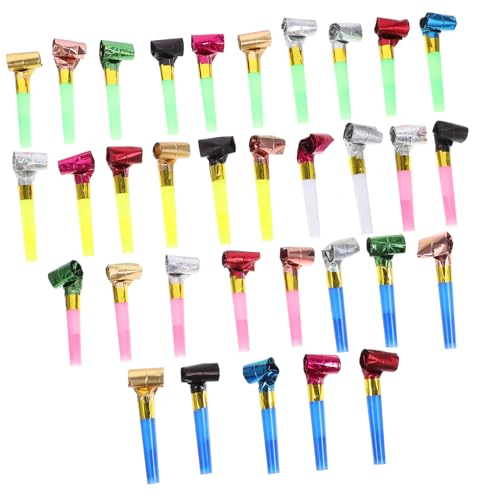 SOPOTUTU 100 Stück Teiliges Party tröten aus Robustem Laute Jubelhörner für Geburtstagsfeiern Leicht und Tragbar als Geburtstagsgastgeschenke und Partyzubehör für Erwachsene SOPOTUTU 100 Stück Teiliges Party tröten aus Robustem Laute Jubelhörner für Geburtstagsfeiern Leicht und Tragbar als Geburtstagsgastgeschenke und Partyzubehör für Erwachsene von SOPOTUTU