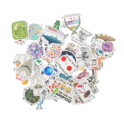 SOPOTUTU 100 Stück Wissenschaft Aufkleber Kreative Labor Sticker für Laptop Koffer Notizbuch Ablösbar ohne Rückstände Vielseitige Dekoration für Schule und Alltag SOPOTUTU 100 Stück Wissenschaft Aufkleber Kreative Labor Sticker für Laptop Koffer Notizbuch Ablösbar ohne Rückstände Vielseitige Dekoration für Schule und Alltag von SOPOTUTU