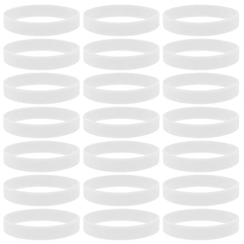 SOPOTUTU 100Stücke Leuchtende Armbänder aus Silikon Pack Flexible Handgelenk Bänder für Partys Hautfreundlich und Einfach zu für Freunde von SOPOTUTU