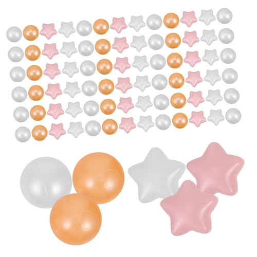 SOPOTUTU 100Stücke Meeresbälle aus Kunststoff Runde Grubenbälle für Weiche und Langlebige Spielbälle für Bällebäder und Geburtstagsdekorationen Material Schadstofffrei SOPOTUTU 100Stücke Meeresbälle aus Kunststoff Runde Grubenbälle für Weiche und Langlebige Spielbälle für Bällebäder und Geburtstagsdekorationen Material Schadstofffrei von SOPOTUTU