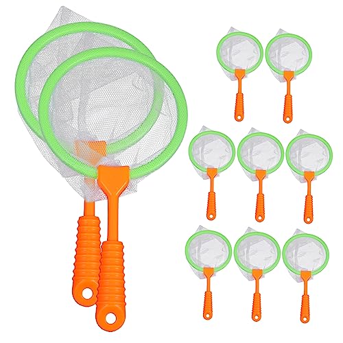 SOPOTUTU 10Stücke Fischernetze Teiliges Vielseitige Insekten Und Fischfänger Für Outdoor Aktivitäten Für Garten Und Strandspielzeug Für Jungen von SOPOTUTU