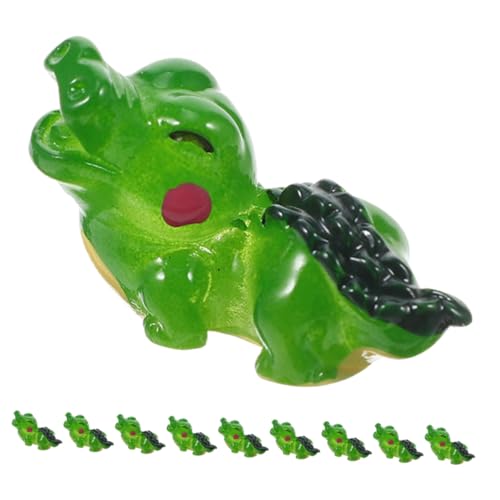 SOPOTUTU 10stücke Mini Harz Tiere Figuren Ornamente Aus Harz Für Kleine Dekorationen Und Gartendekoration Als DIY-Bonsai-Projekt-Teil Für Büros Und Bücherregale von SOPOTUTU