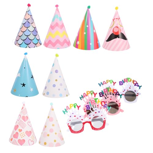 SOPOTUTU 11 Stück Geburtstagsfeier partytüten kindergeburtstag jumsuit geburtstagdeko Junge individuelle Partyhüte Requisiten alles zum geburtstag brille Partykegelhüte Papier SOPOTUTU 11 Stück Geburtstagsfeier partytüten kindergeburtstag jumsuit geburtstagdeko Junge individuelle Partyhüte Requisiten alles zum geburtstag brille Partykegelhüte Papier von SOPOTUTU