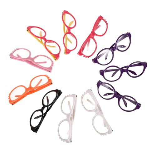 SOPOTUTU 11 Stück Teiliges Puppenbrillen aus Robustem Kunststoff Leichte Miniaturbrillen für Puppen Handgefertigte und Modische Eyeglasses Toys Puppenzubehör für Verkleiden SOPOTUTU 11 Stück Teiliges Puppenbrillen aus Robustem Kunststoff Leichte Miniaturbrillen für Puppen Handgefertigte und Modische Eyeglasses Toys Puppenzubehör für Verkleiden von SOPOTUTU