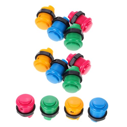 SOPOTUTU 12 Stück Arcade-Button-zubehör Daumengriffe Wechseln Lichtschalter Per Knopfdruck EIN-knopf-Schalter Verstellbare Knöpfe Rote Knöpfe Knopfnadeln Knöpfe Stifte Druckschalter Plastik SOPOTUTU 12 Stück Arcade-Button-zubehör Daumengriffe Wechseln Lichtschalter Per Knopfdruck EIN-knopf-Schalter Verstellbare Knöpfe Rote Knöpfe Knopfnadeln Knöpfe Stifte Druckschalter Plastik von SOPOTUTU