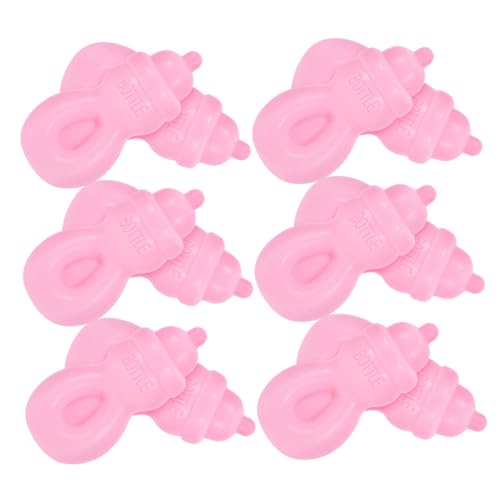 SOPOTUTU 12 Stück Babyflaschenspielzeug Puppensaftflaschen Mini-milchflaschen Geben Vor, Modell Zu Sein Babypuppenflaschen Für Mädchen Zubehör Für Babypuppen Rosa Plastik SOPOTUTU 12 Stück Babyflaschenspielzeug Puppensaftflaschen Mini-milchflaschen Geben Vor, Modell Zu Sein Babypuppenflaschen Für Mädchen Zubehör Für Babypuppen Rosa Plastik von SOPOTUTU