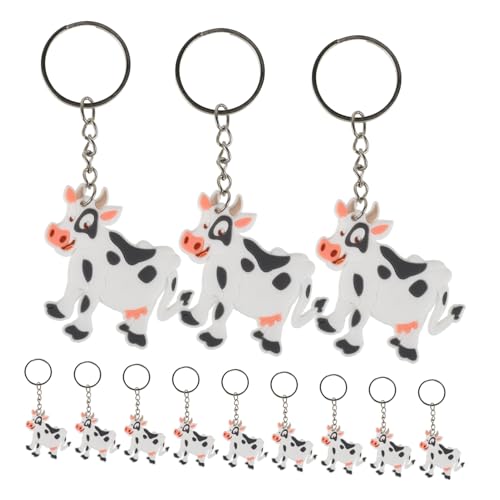 SOPOTUTU 12 Stück Kuh Schlüsselanhänger Miniatur Tier Plüsch Schlüsselanhänger Charms Cartoon Geburtstag Lustig Für Frauen Süßes Kuh Thema Weiche Kühe Kuschelige Hochlandkuh SOPOTUTU 12 Stück Kuh Schlüsselanhänger Miniatur Tier Plüsch Schlüsselanhänger Charms Cartoon Geburtstag Lustig Für Frauen Süßes Kuh Thema Weiche Kühe Kuschelige Hochlandkuh von SOPOTUTU