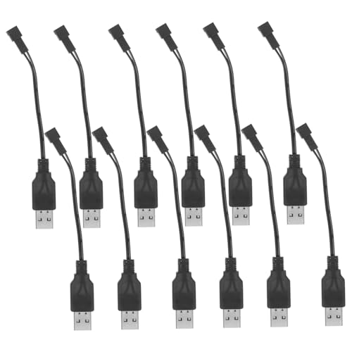 SOPOTUTU 12 Stück Ladeadapter Für Seifenblasenmaschine USB Ladestecker Elektrisches Elektrisches Ladezubehör USB Ladezubehör Ladekabel Kabel Schwarz SOPOTUTU 12 Stück Ladeadapter Für Seifenblasenmaschine USB Ladestecker Elektrisches Elektrisches Ladezubehör USB Ladezubehör Ladekabel Kabel Schwarz von SOPOTUTU