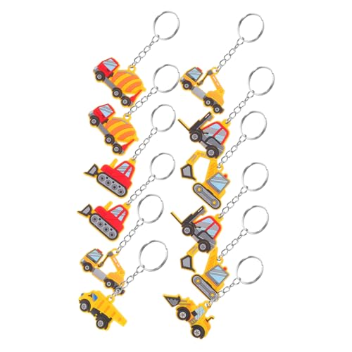 SOPOTUTU 12 Stück Pvc-bau-schlüsselanhänger, Bulldozer, Zement-lkw, Bagger Und -anhänger, Schlüsselanhänger Für Partygeschenke Zum Thema Bau SOPOTUTU 12 Stück Pvc-bau-schlüsselanhänger, Bulldozer, Zement-lkw, Bagger Und -anhänger, Schlüsselanhänger Für Partygeschenke Zum Thema Bau von SOPOTUTU