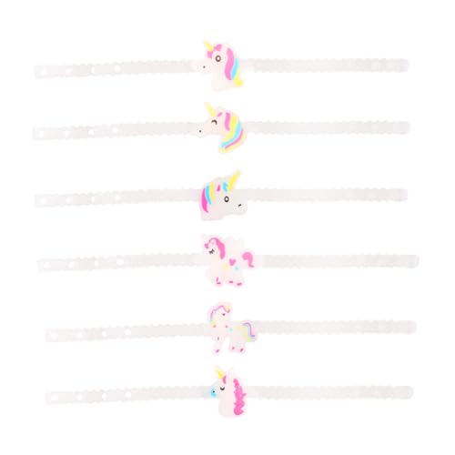 SOPOTUTU 12 Stück Teiliges Einhorn Leuchtarmband aus Weichem Silikon Bunte Cartoon Glow Bangles für Party Festival und Geschenk Wiederverwendbar und Komfortabel für Mädchen SOPOTUTU 12 Stück Teiliges Einhorn Leuchtarmband aus Weichem Silikon Bunte Cartoon Glow Bangles für Party Festival und Geschenk Wiederverwendbar und Komfortabel für Mädchen von SOPOTUTU