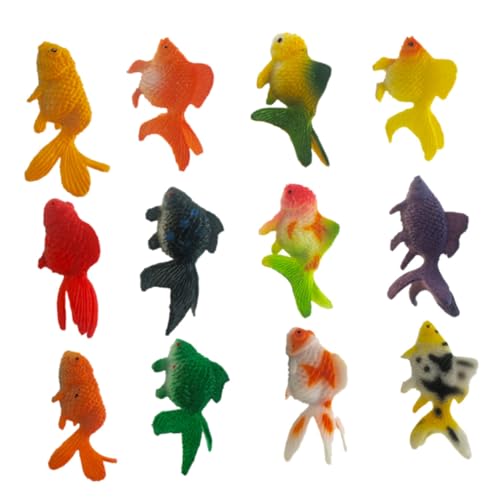 SOPOTUTU 12 Stück Teiliges Goldfisch modellspielzeug aus PVC Realistische Miniatur meeresfische Pädagogisches Farblich Sortiert Fördert Beobachtung und Lernspaß SOPOTUTU 12 Stück Teiliges Goldfisch modellspielzeug aus PVC Realistische Miniatur meeresfische Pädagogisches Farblich Sortiert Fördert Beobachtung und Lernspaß von SOPOTUTU