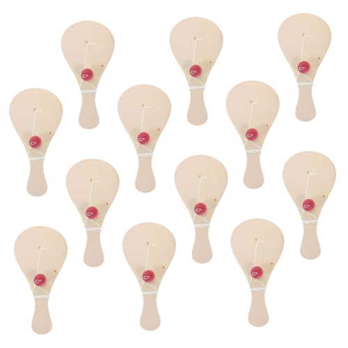 SOPOTUTU 12 Stück Teiliges Handbemaltes Holz Paddel Ball Set für DIY Graffiti und Malspaß Unvollendete Holz Paddel mit Schnur und Ball für Kreative Bastelstunden SOPOTUTU 12 Stück Teiliges Handbemaltes Holz Paddel Ball Set für DIY Graffiti und Malspaß Unvollendete Holz Paddel mit Schnur und Ball für Kreative Bastelstunden von SOPOTUTU