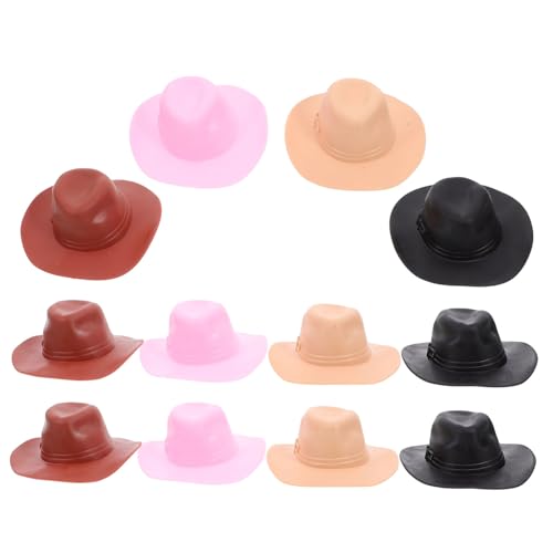 SOPOTUTU 12 Stück Teiliges Mini Cowboy Hüte für Puppen Dekoration Mini Hüte für DIY Projekte Puppenhaus und Party Dekorationen für Kreative Bastelideen und Accessoires SOPOTUTU 12 Stück Teiliges Mini Cowboy Hüte für Puppen Dekoration Mini Hüte für DIY Projekte Puppenhaus und Party Dekorationen für Kreative Bastelideen und Accessoires von SOPOTUTU