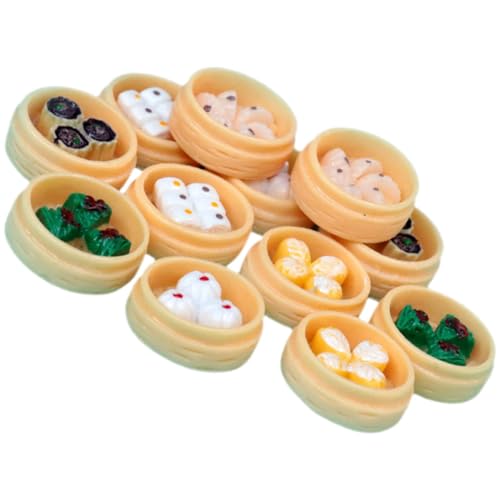 SOPOTUTU 12 Stück Teiliges Mini dampfbrötchen Dekor Realistische Miniatur Dampfbrötchen Modelle für Puppenhaus Küche Lebendige Farben als Fotorequisite und Sammlerstück SOPOTUTU 12 Stück Teiliges Mini dampfbrötchen Dekor Realistische Miniatur Dampfbrötchen Modelle für Puppenhaus Küche Lebendige Farben als Fotorequisite und Sammlerstück von SOPOTUTU