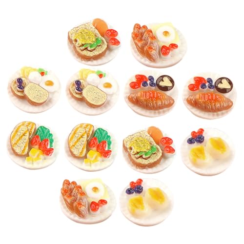 SOPOTUTU 12 Stück Teiliges Miniatur Dessertmodell Realistische Lebensmittel für Puppenhäuser Dekoration für Kindergeburtstage Kreative DIY und Haus Deko SOPOTUTU 12 Stück Teiliges Miniatur Dessertmodell Realistische Lebensmittel für Puppenhäuser Dekoration für Kindergeburtstage Kreative DIY und Haus Deko von SOPOTUTU