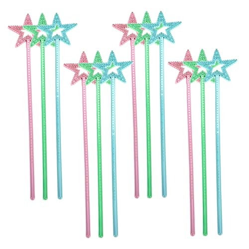 SOPOTUTU 12 Stück Zauberstab für klein Prinzessin Gastgeschenke vorgeben Dekoration bastelset für Kindergeburtstag deko Kinderfest Deko Plastikstab Zauberstab Stern SOPOTUTU 12 Stück Zauberstab für klein Prinzessin Gastgeschenke vorgeben Dekoration bastelset für Kindergeburtstag deko Kinderfest Deko Plastikstab Zauberstab Stern von SOPOTUTU