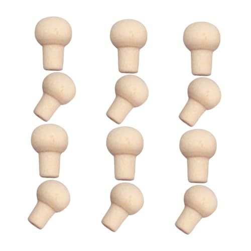 SOPOTUTU 12 Stück Zubehör für Puppenhäuser Retro Styles Schubladengriffe wahrhaftigkeit Realistisch klein Miniatur Machen winzig DIY zubehör für mini Mini-Möbelzubehör Holz von SOPOTUTU