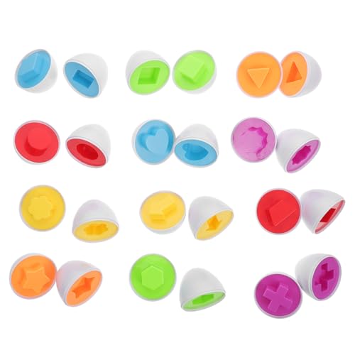 SOPOTUTU 12 Teiliges Paar Lernspiel Form Matching Lernspielzeug Lern Ei Form Kognitives Ei Zusammenbau Zusammengebautes Ei Kunststoff SOPOTUTU 12 Teiliges Paar Lernspiel Form Matching Lernspielzeug Lern Ei Form Kognitives Ei Zusammenbau Zusammengebautes Ei Kunststoff von SOPOTUTU