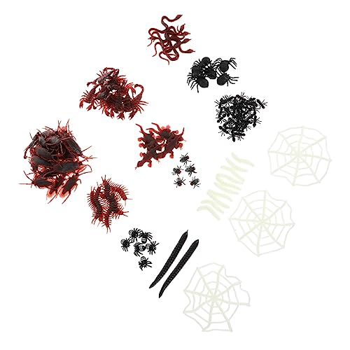 SOPOTUTU 128Stücke Halloween Realistische Spinnen Würmer Und Insekten Für Gruselige Dekoration Und Scherze Bei Halloween Partys Langlebig Und Sicher Für Geisterhäuser SOPOTUTU 128Stücke Halloween Realistische Spinnen Würmer Und Insekten Für Gruselige Dekoration Und Scherze Bei Halloween Partys Langlebig Und Sicher Für Geisterhäuser von SOPOTUTU