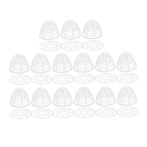 SOPOTUTU 15 Stück Teiliges Puppen Unterrock Stützset mit Sockel Leichter DIY Rockhalter für Puppenkleider Geeignet für Hochzeits Ball und Cosplay Kleider für Mädchen von SOPOTUTU