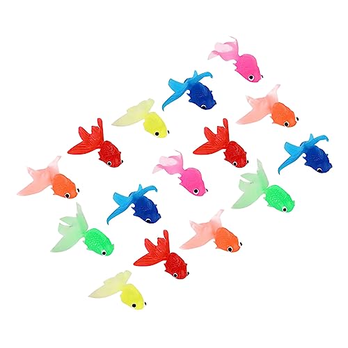 SOPOTUTU 15Stücke Künstliches Fischdekor Ornament Für Aquarien Realistische Langlebige Simulation Gefälschter Fische Aus Umweltfreundlichem Material Gemischte Farben von SOPOTUTU