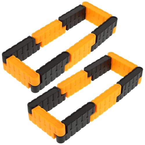 SOPOTUTU 16 Stück Teiliges Rc Auto Rennstrecke Zubehör Miniatur Straßenbarrieren in Schwarz gelb Realistische Drift Racing Hindernisse für Ferngesteuerte Fahrzeuge Robustes von SOPOTUTU