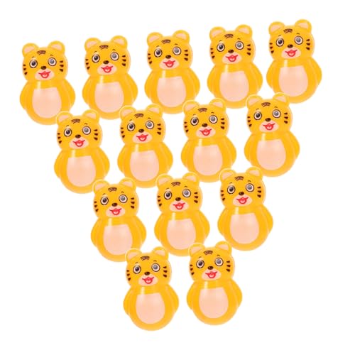 SOPOTUTU 16 Stück Teiliges Tiger Wackelspielzeug Kinderzimmer Dekoration Niedliche Tumbler Figuren für Party Wackelnde Tigerform Tisch Ornament Zufällige Farbe SOPOTUTU 16 Stück Teiliges Tiger Wackelspielzeug Kinderzimmer Dekoration Niedliche Tumbler Figuren für Party Wackelnde Tigerform Tisch Ornament Zufällige Farbe von SOPOTUTU