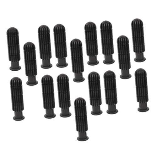 SOPOTUTU 16 Stück Teiliges Tischfußballgriffe aus Robustem Kunststoff Ergonomisch Geformt mit Rutschfestem Vertikalprofil Langlebig und Rostfrei für Soccer Maschinen Zubehör und von SOPOTUTU