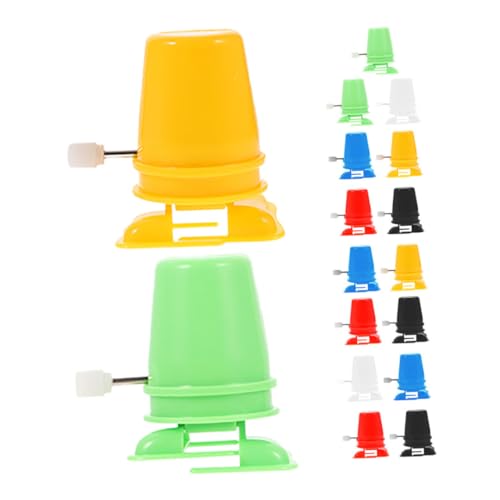 SOPOTUTU 18 Stück Aufziehwerk Roboter Perle Springen Fit Mit Beinen Machen Fuß Bastelzubehör Aus Ton Kind Uhrwerk-ton-Accessoire Teil Kern Bausatz Uhrwerk-gehwerk Wind Plastik von SOPOTUTU