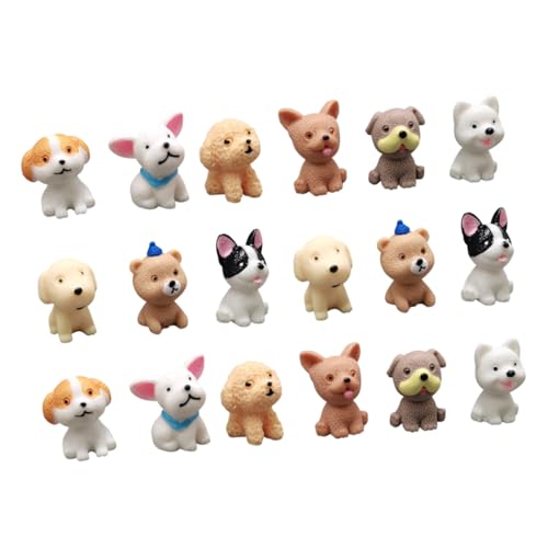 SOPOTUTU 18 Stück Teiliges Miniatur Hundefiguren aus Robustem Resin Lebensechte Welpen Miniaturen für Garten Wohnungsdekoration Bunte Niedliche Mini Hunde als Partygeschenke und SOPOTUTU 18 Stück Teiliges Miniatur Hundefiguren aus Robustem Resin Lebensechte Welpen Miniaturen für Garten Wohnungsdekoration Bunte Niedliche Mini Hunde als Partygeschenke und von SOPOTUTU