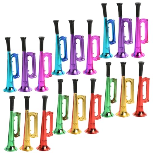 SOPOTUTU 18 Stück Teiliges Party Horn für Bunte Trompeten Lautes Fußball Horn für Spiele Partys und Familienfeiern zur Stimmungserhöhung SOPOTUTU 18 Stück Teiliges Party Horn für Bunte Trompeten Lautes Fußball Horn für Spiele Partys und Familienfeiern zur Stimmungserhöhung von SOPOTUTU