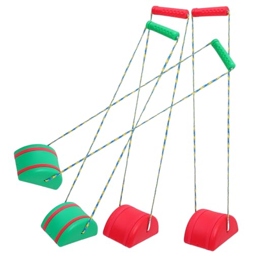 SOPOTUTU 1Paar Stelzenspielzeug Für rutschfeste Balance Stelzen Motorik Und Gleichgewicht Vielseitig Einsetzbar Für Drinnen Und Draußen Zufällige Farben Langlebig von SOPOTUTU