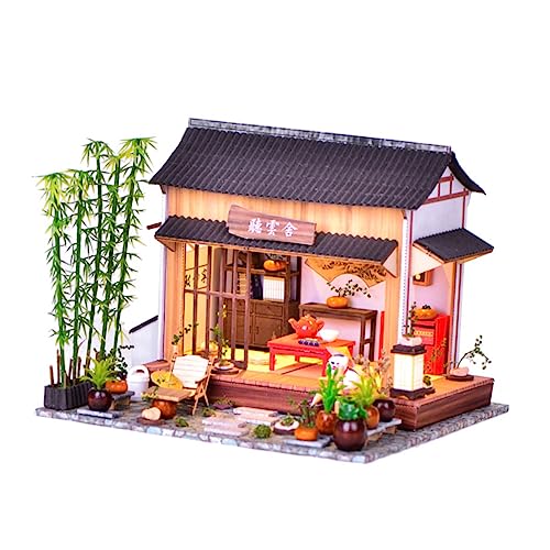 SOPOTUTU 1Satz DIY Hausmodell Im Chinesischen Stil Handgemachtes Modellspielzeug Für Kreative Bastelprojekte Für Erwachsene Fördert Die Feinmotorik Und Handwerkskunst von SOPOTUTU