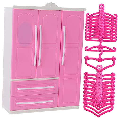 SOPOTUTU 1Satz Doll Closet Garderobe Kleiderbügeln für Puppenhaus Dekoration und Puppenzubehör für Kreative Rollenspiele SOPOTUTU 1Satz Doll Closet Garderobe Kleiderbügeln für Puppenhaus Dekoration und Puppenzubehör für Kreative Rollenspiele von SOPOTUTU