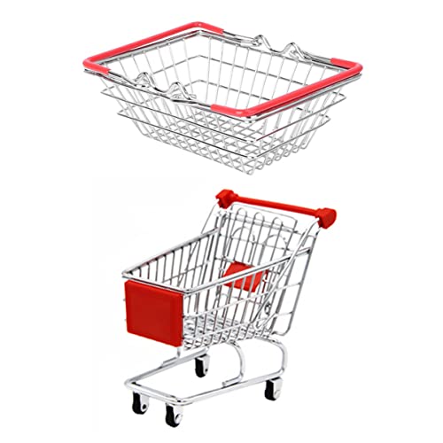 SOPOTUTU 1Satz Einkaufswagen Spielzeugset für Abnehmbarem Korb und Praktischem Griff Rollenspiele im Supermarkt für Kaufladen Zubehör und Duschkaddy SOPOTUTU 1Satz Einkaufswagen Spielzeugset für Abnehmbarem Korb und Praktischem Griff Rollenspiele im Supermarkt für Kaufladen Zubehör und Duschkaddy von SOPOTUTU