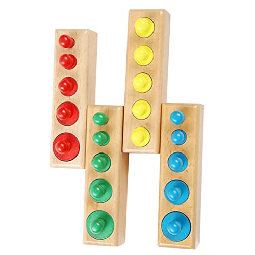SOPOTUTU 1Satz Holz Zylinderspielzeug für Montessori Lernspielzeug Formkognition Motorische Fähigkeiten Fördern für Jungen und Ab Jahr Hochwertiges SOPOTUTU 1Satz Holz Zylinderspielzeug für Montessori Lernspielzeug Formkognition Motorische Fähigkeiten Fördern für Jungen und Ab Jahr Hochwertiges von SOPOTUTU