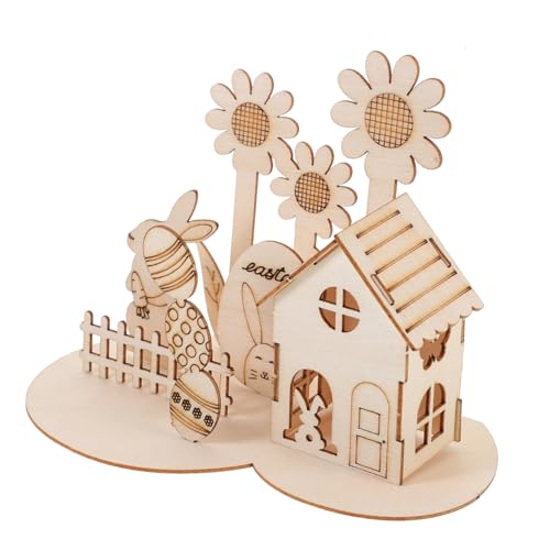 SOPOTUTU 1Satz Holzpuzzle für Osterthema Bastelbausatz Interaktives Kreativität und Praktischen Fähigkeiten für Ostern Geburtstage und Schulanfang SOPOTUTU 1Satz Holzpuzzle für Osterthema Bastelbausatz Interaktives Kreativität und Praktischen Fähigkeiten für Ostern Geburtstage und Schulanfang von SOPOTUTU