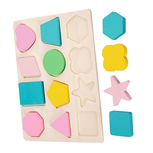 SOPOTUTU 1Satz Holzrätsel Geometrische Formen Lernspielzeug Für Frühkindliche Bildung Montessori Holzspielzeug Pädagogisches Puzzle SOPOTUTU 1Satz Holzrätsel Geometrische Formen Lernspielzeug Für Frühkindliche Bildung Montessori Holzspielzeug Pädagogisches Puzzle von SOPOTUTU