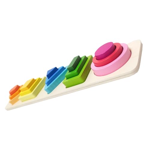 SOPOTUTU 1Satz Holzspielzeug mit Geometrischen Formen Teiliges Stapelspielzeug für Ab Jahren Formen und Farberkennung für Zuhause und Kindergarten SOPOTUTU 1Satz Holzspielzeug mit Geometrischen Formen Teiliges Stapelspielzeug für Ab Jahren Formen und Farberkennung für Zuhause und Kindergarten von SOPOTUTU
