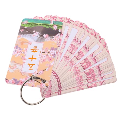 SOPOTUTU Japanische Lernkarten Satz für Anfänger Gojūon Karten Papier Hiragana Katakana Tragbar für Selbststudium und Unterwegs von SOPOTUTU