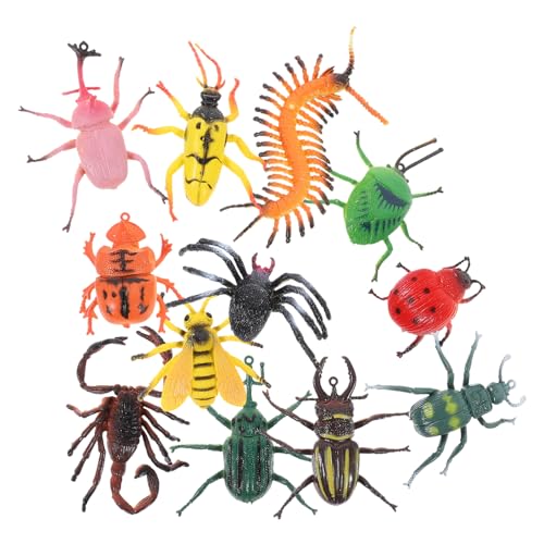 SOPOTUTU 1Satz Realistische Insektenfiguren Lernspielzeug für Insekten Motto Partydekoration Simuliertes Tiermodell für Pädagogisches und Teiliges von SOPOTUTU